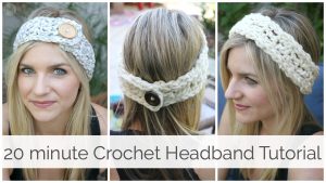 Crochet Headwrap Pattern Head Bands How To Crochet A Headband In 20 Minutes Tutorial Youtube