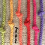 Crochet Icord Border Como Tejer Icord O Cordn Tubular A Crochet Crochet Pinterest