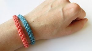 Crochet Icord Bracelet Crochet Cord Bracelet How To Youtube