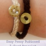 Crochet Icord Bracelet Free Pattern Easy Peasy Buttoned I Cord Bracelet Underground Crafter