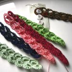 Crochet Icord Bracelet How To Crochet A Lace Scallop Trim 2 Gwen Fisher With Doceri