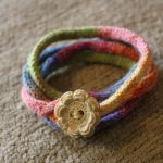 Crochet Icord Bracelet Knitted Icord Braceletsock Yarn Size 2 Double Pointed Needles
