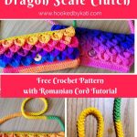 Crochet Icord Pattern Free Free Dragon Scale Clutch Crochet Pattern Kids Purse Pinterest