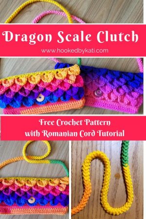 Crochet Icord Pattern Free Free Dragon Scale Clutch Crochet Pattern Kids Purse Pinterest