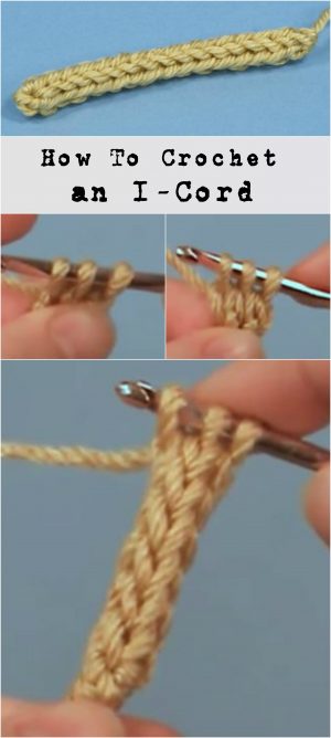 Crochet Icord Pattern How To Make Crochet An I Cord Cord Crochet And Knit Crochet