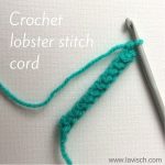 Crochet Icord Pattern Tutorial Crochet Lobster Stitch Cord La Visch Designs
