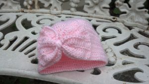 Crochet Infant Hat Patterns Ba Turban Hat With A Bow Mad Hooker Crochet
