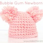 Crochet Infant Hat Patterns Make It Handmade The Bubble Gum Newborn Hat Free Pattern