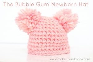 Crochet Infant Hat Patterns Make It Handmade The Bubble Gum Newborn Hat Free Pattern