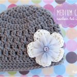 Crochet Infant Hat Patterns Medium Cluster Crochet Ba Hat With Flower Free Pattern The