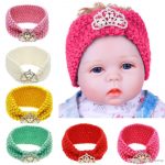 Crochet Infant Headband Ba Headbands Infant Woolen Yarn Crochet Warm Knitting Headband