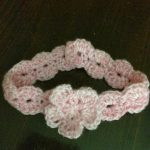 Crochet Infant Headband Crochet Ba Shells And Flower Headband Free Pattern Not My