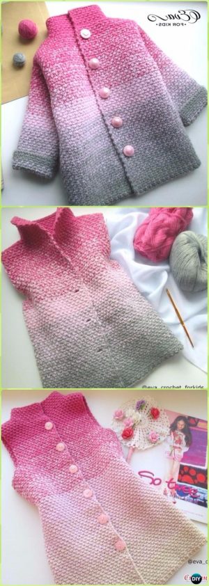 Crochet Infant Sweater Crochet Kids Sweater Coat Free Patterns