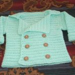 Crochet Infant Sweater Infants Double Breasted Sweater Free Crochet Pattern