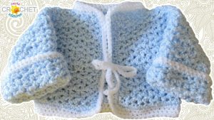 Crochet Infant Sweater Newborn Ba Cardigan Crochet Pattern V Stitch Sweater Tutorial