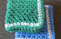 Crochet Kitchen Patterns Linen Stitch Dishcloths My Recycled Bags