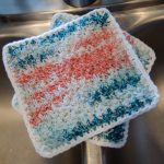 Crochet Kitchen Scrubbies Two Sided Scrub Dishcloth Free Crochet Pattern