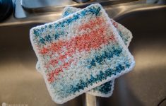 Crochet Kitchen Scrubbies Two Sided Scrub Dishcloth Free Crochet Pattern