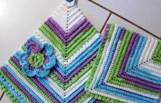 Crochet Kitchen Towel Toppers Simply Crochet And Other Crafts Towel Toppers Intended For Crochet