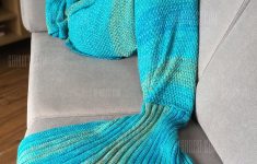 Crochet Mermaid Tail Pattern Crochet Stripe Pattern Mermaid Tail Shape Blanket 2178 Free