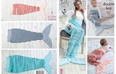 Crochet Mermaid Tail Pattern Mermaid Tail Blankets Crochet Pattern Ba To Adult Sizes King Cole