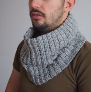 Crochet Neckwarmer For Men Crochet Pattern Men Cowl Men Neckwarmer Loop Scarf Man Woman