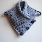 Crochet Neckwarmer For Men Crochet Patterns Featuring Buttons And Unique Buttonholes