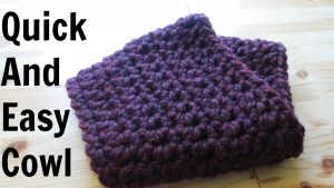 Crochet Neckwarmer For Men Quick And Easy Cowl Youtube