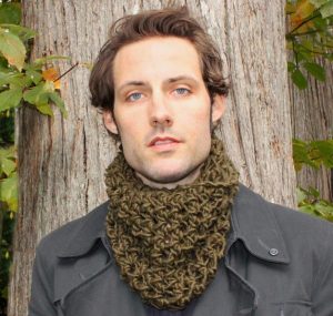 Crochet Neckwarmer For Men Tie Scarf And Shawl Erieairfair