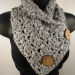 Crochet Neckwarmer Patterns Button Scarf Crochet Pattern Crochet And Knit