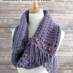 Crochet Neckwarmer Patterns Textured Woodland Crochet Cowl Pattern Free Pattern Just Be Crafty