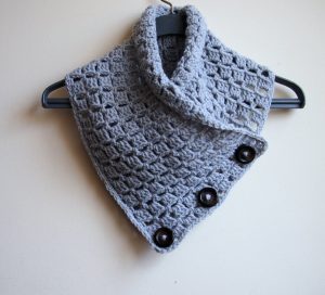 Crochet Neckwarmer With Buttons Crochet Pattern Button Cowl Man Neckwarmer Men Scarf Woman Etsy