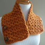 Crochet Neckwarmer With Buttons Fiber Flux Free Crochet Patternbutternut Squash Neck Warmer