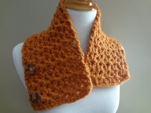 Crochet Neckwarmer With Buttons Fiber Flux Free Crochet Patternbutternut Squash Neck Warmer