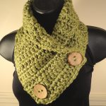 Crochet Neckwarmer With Buttons Popular Green Crochet Neck Warmer Trendy Mods