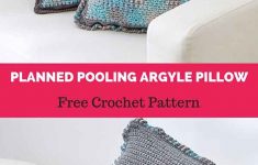 Crochet Pooling Free Pattern Planned Pooling Argyle Pillow Free Crochet Pattern All Easy