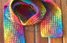 Crochet Pooling Patterns Rainbow Scarf Free Crochet Pattern Using Planned Pooling Cdm