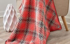 Crochet Pooling Yarns Planned Pooling Argyle Throw Or Blanket Free Crochet Pattern In Red