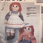 Crochet Ragdolls Raggedy Ann Cloth Doll Patterns Raggedy Ann And Andy Cloth Doll Pattern Etsy