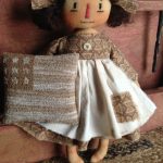 Crochet Ragdolls Raggedy Ann Primitive Raggedy Annpatrioticamericanapunchneedle Pillowfolk