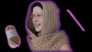 Crochet Scoodie Free Pattern How To Crochet A Scoodie Hooded Scarf Woolpedia Youtube