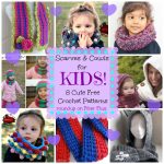 Crochet Scoodie Free Pattern Kids Fiber Flux Scarves And Cowls Just For Kids 8 Free Crochet Patterns