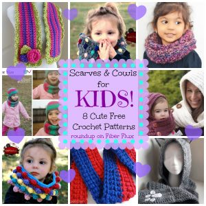 Crochet Scoodie Free Pattern Kids Fiber Flux Scarves And Cowls Just For Kids 8 Free Crochet Patterns