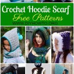 Crochet Scoodie Pattern Crochet Hoodie Scarf Scoodie Free Patterns
