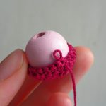 Crochet Sphere How To Make Life In Colour Crochet Red Ball Earrings