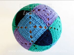 Crochet Sphere Pattern Crochet Square And Triangle Ball Pattern Rhombicuboctahedron Etsy