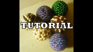 Crochet Sphere Tutorials Beaded Balls Kulki Koralikowe Tutorial Qrkokopl Youtube