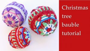 Crochet Sphere Tutorials Crochet Christmas Tree Ball Tutorial Youtube