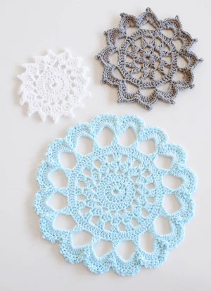 Crochet Trivets Free Pattern Aunt Aggies Trivets Blue Sky Fibers