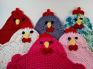 Crochet Trivets Free Pattern Crochet Pattern For The Swanky Chicken Trivet Potholder Pdf Etsy